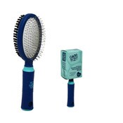 Wholesale - BLUE PET GROOMING 2in1 PIN & BRISTLE BRUSH C/P 25, UPC: 044021380185